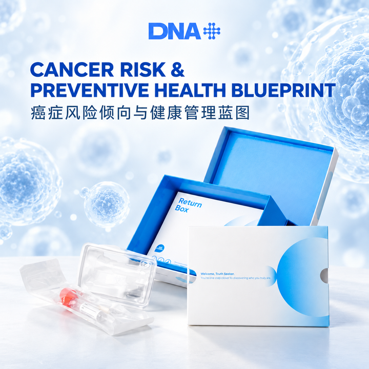 DNA PLUS CANCER & PREVENTIVE HEALTH BLUEPRINT｜ 癌症风险倾向与健康管理蓝图